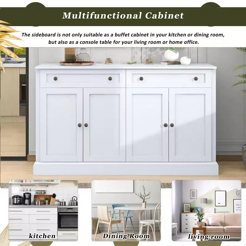 Buffet/Bahut Philip 58 avec tiroirs et étagères réglables