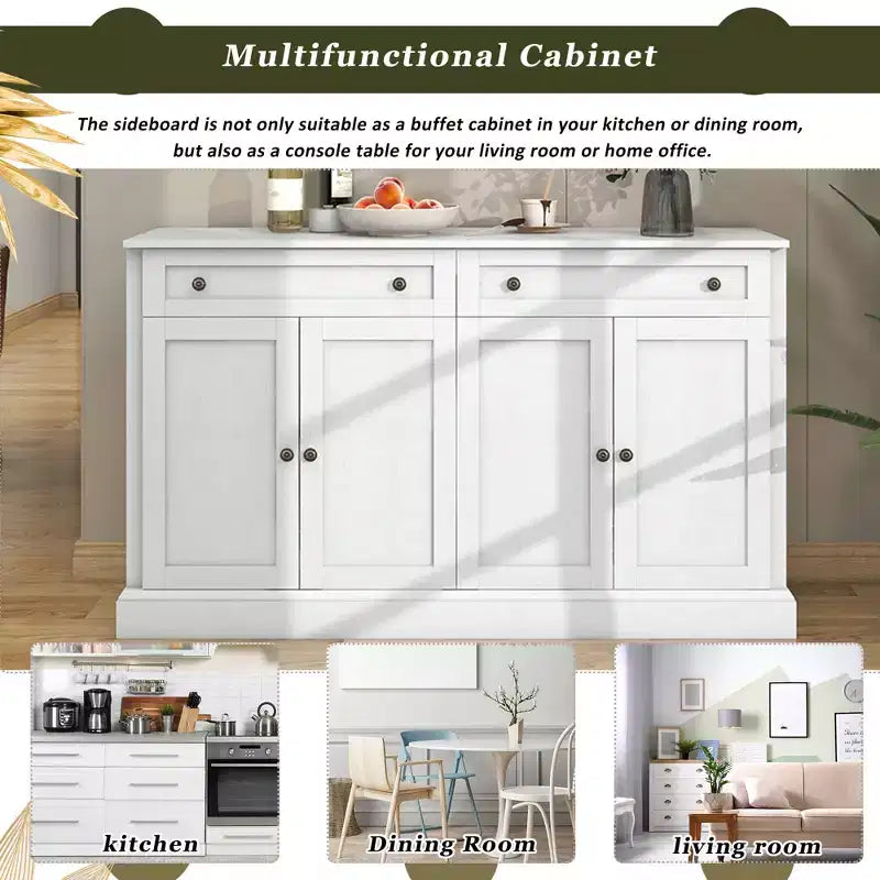 Buffet/Bahut Philip 58 avec tiroirs et étagères réglables