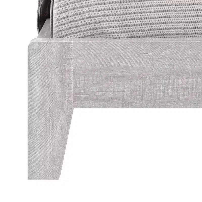 Lit Queen Tiena Lencia avec tête de lit chêne gris poussiéreux