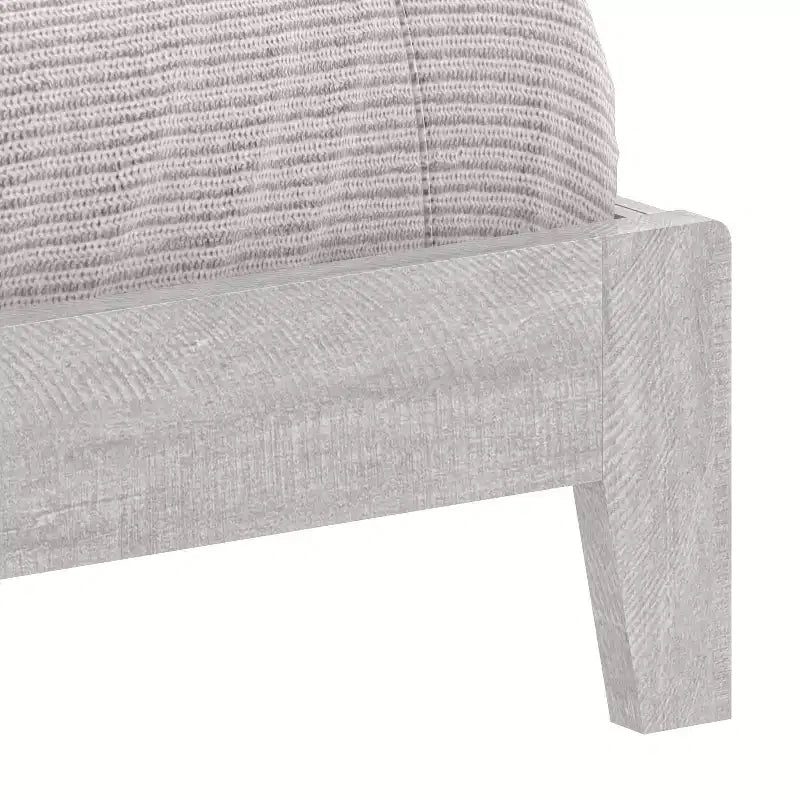 Lit Queen Tiena Lencia avec tête de lit chêne gris poussiéreux