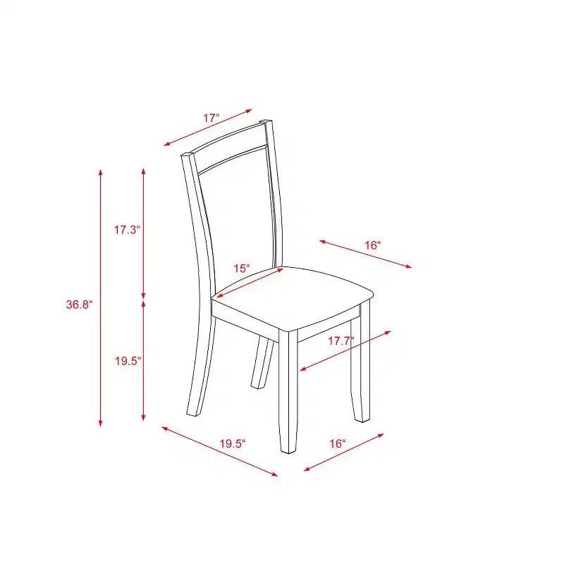 Table à manger 3 pièces avec plateau en bois massif sablé noir et 2 chaises