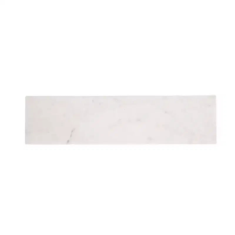 Étagère murale Hatley en marbre, blanc et or, 20